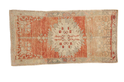 2.5x5 Vintage Distressed Oushak Rug Runner by Old New House® - main product image for Resin Society