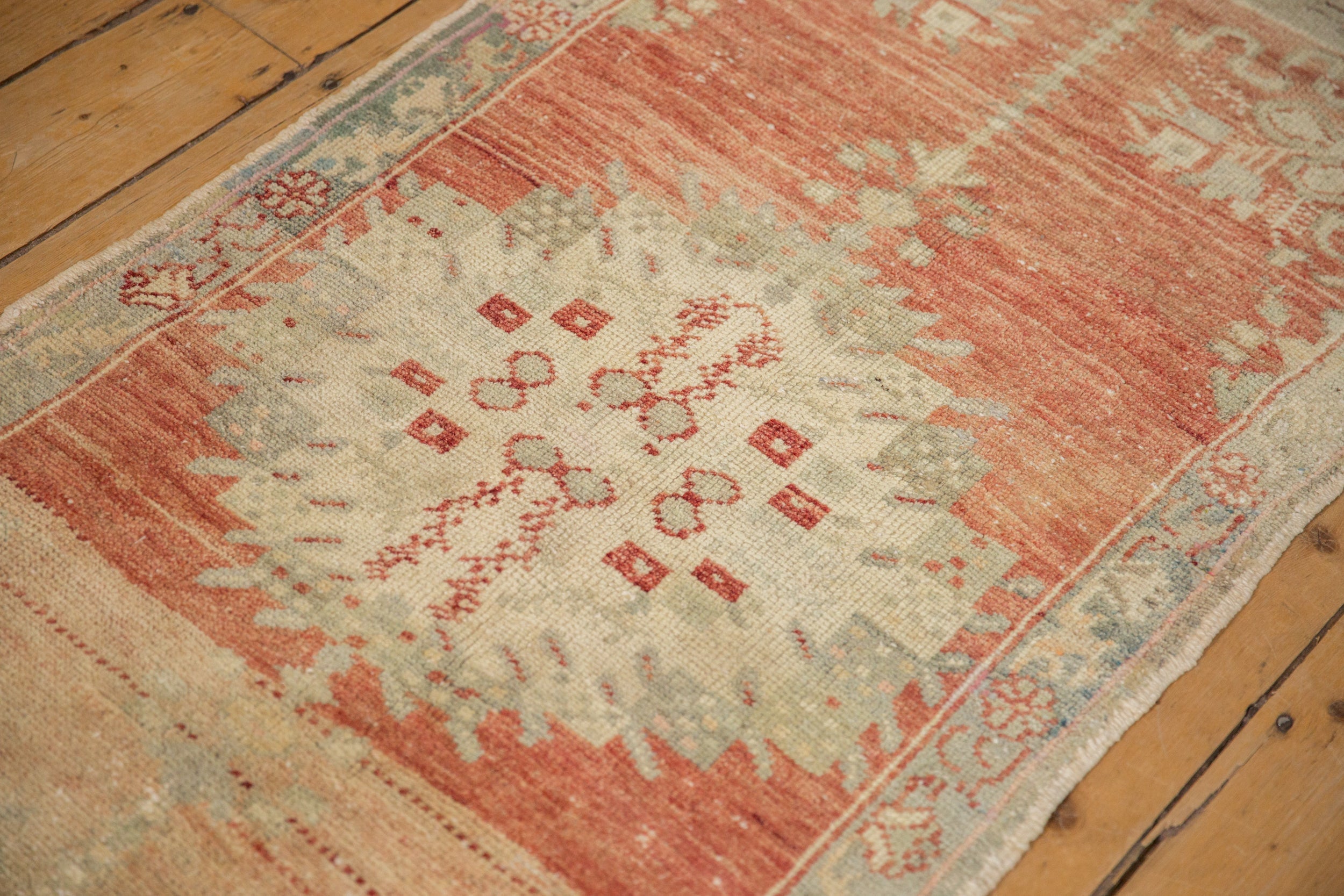 2.5x5 Vintage Distressed Oushak Rug Runner by Old New House® - product image 5 for Resin Society