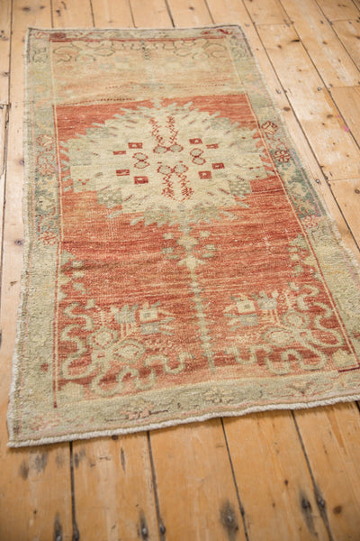 2.5x5 Vintage Distressed Oushak Rug Runner by Old New House® - product image 6 for Resin Society