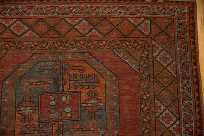 8.5x11 Vintage Distressed Ersari Carpet by Old New House® - product image 3 for Resin Society