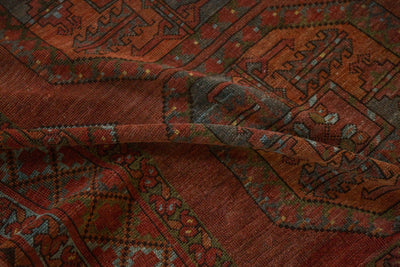 8.5x11 Vintage Distressed Ersari Carpet by Old New House® - product image 8 for Resin Society