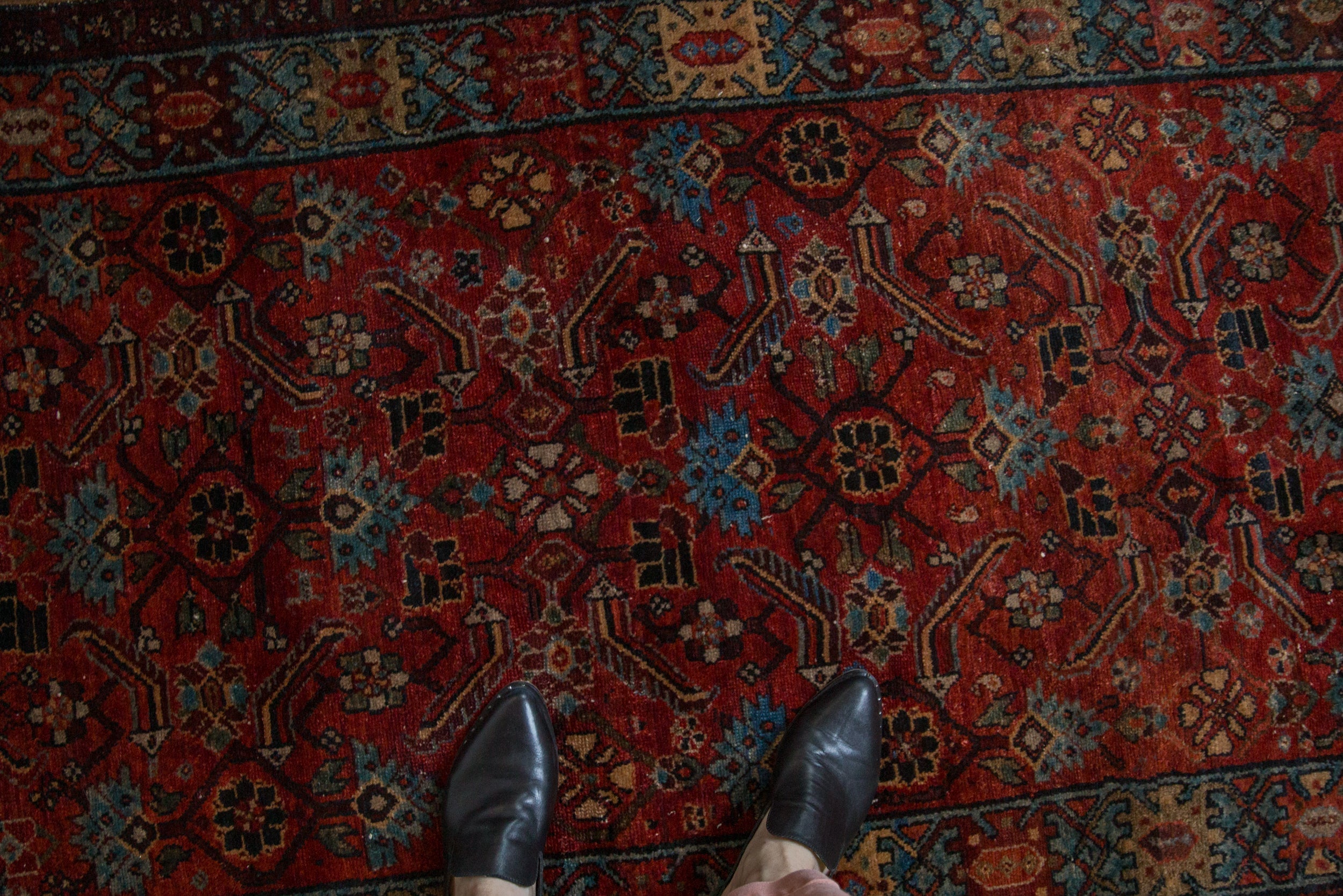 3.5x6.5 Vintage Fine Hamadan Rug by Old New House® - product image 2 for Resin Society