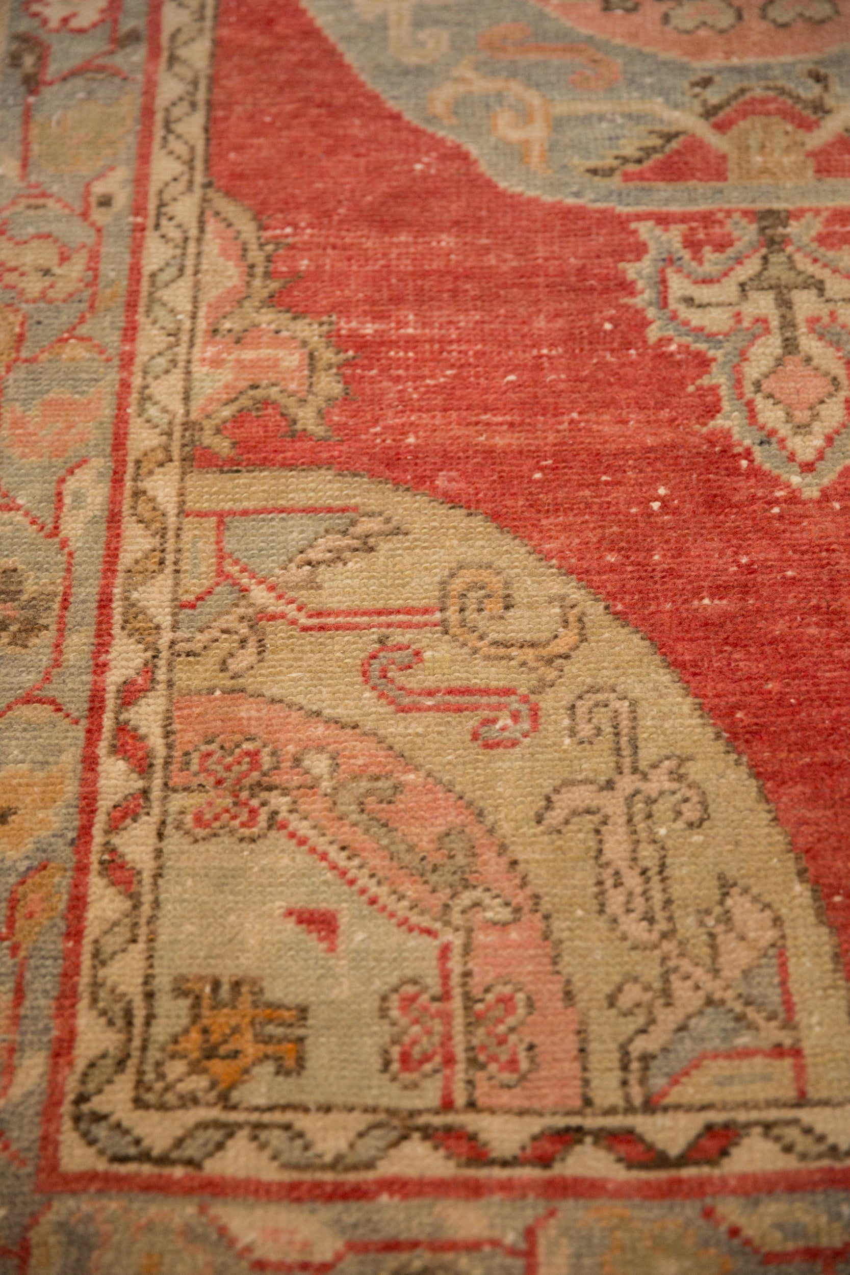 3x6 Vintage Distressed Oushak Rug Runner by Old New House® - product image 5 for Resin Society