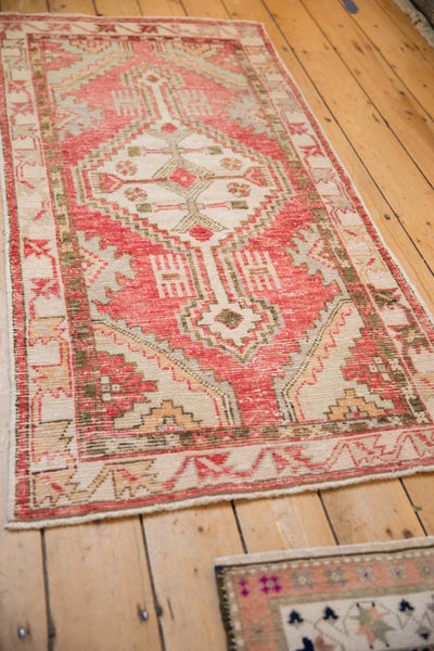 2.5x5.5 Vintage Distressed Oushak Rug Runner by Old New House® - product image 6 for Resin Society
