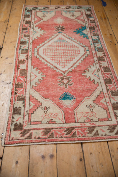 2.5x5.5 Vintage Distressed Oushak Rug Runner by Old New House® - product image 7 for Resin Society