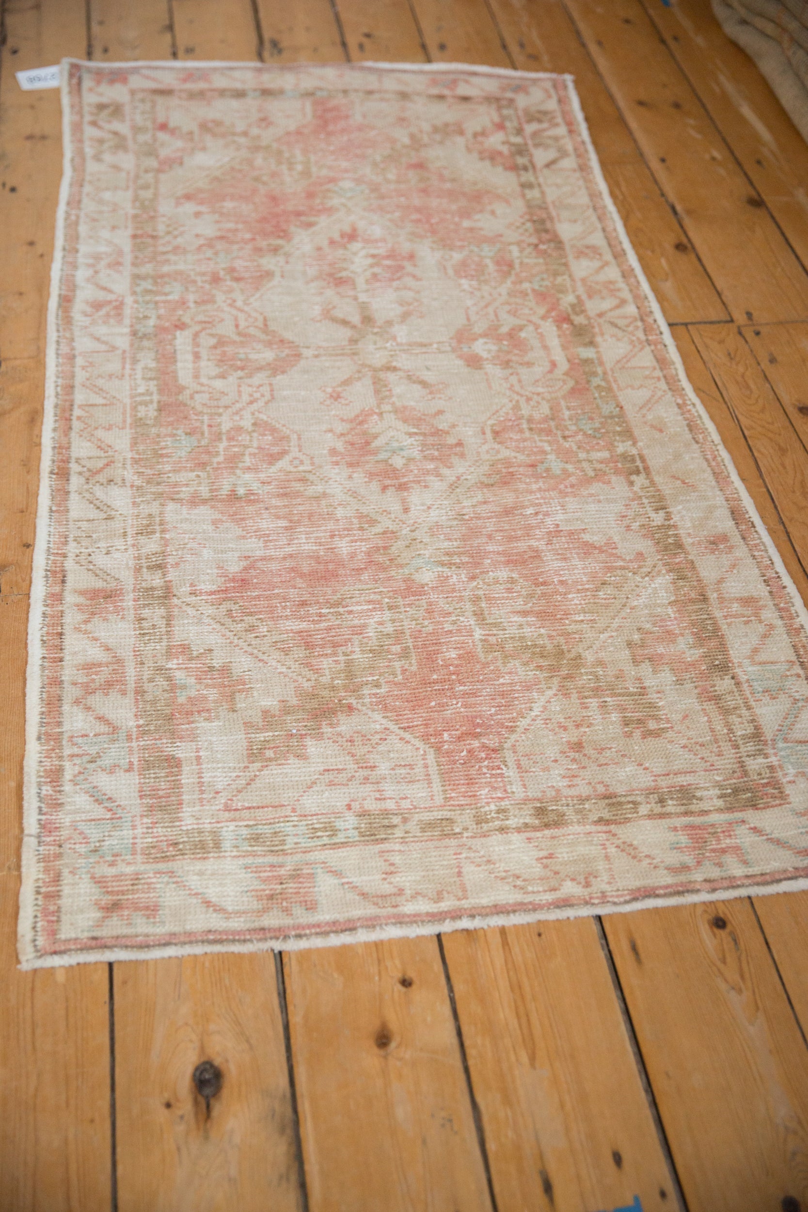 2.5x5.5 Vintage Distressed Oushak Rug Runner by Old New House® - product image 4 for Resin Society