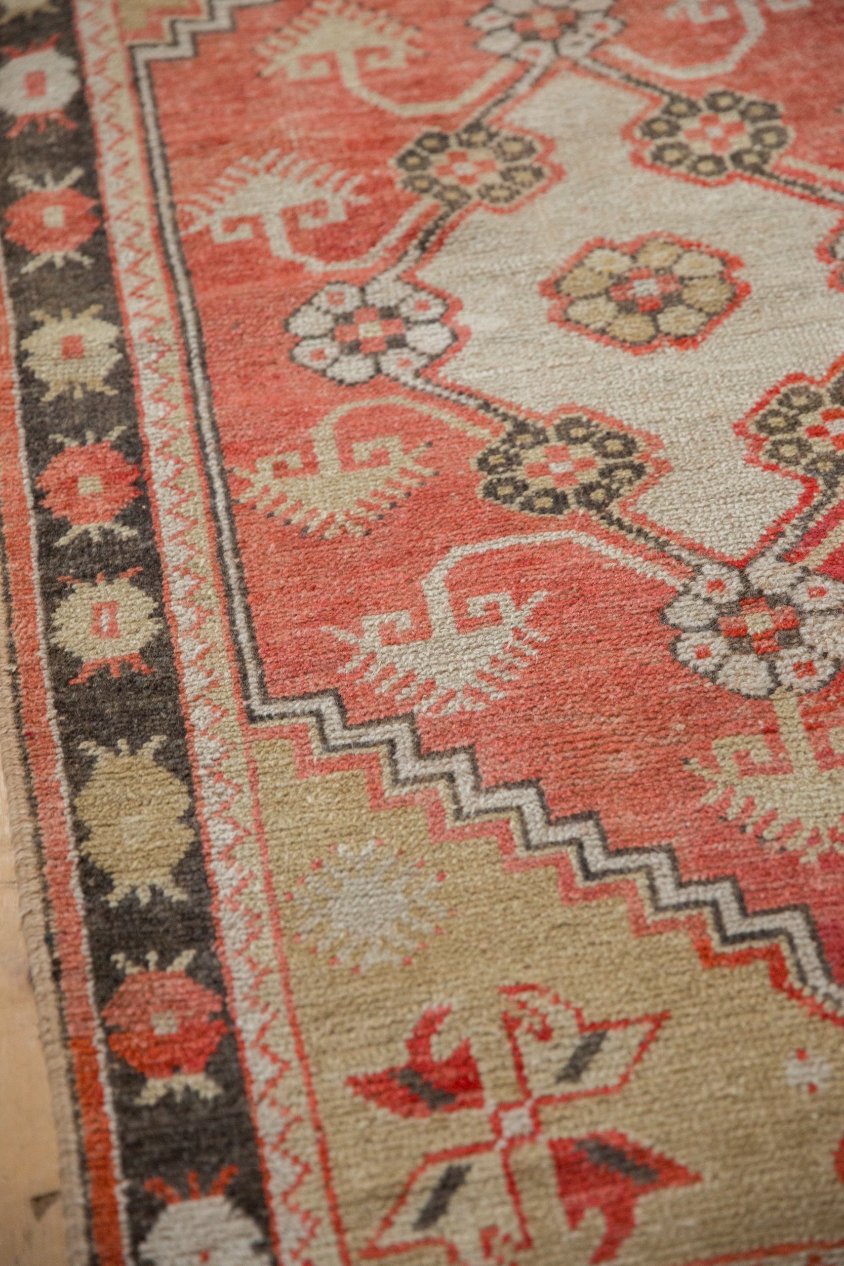 3x5.5 Vintage Distressed Oushak Rug by Old New House® - product image 5 for Resin Society
