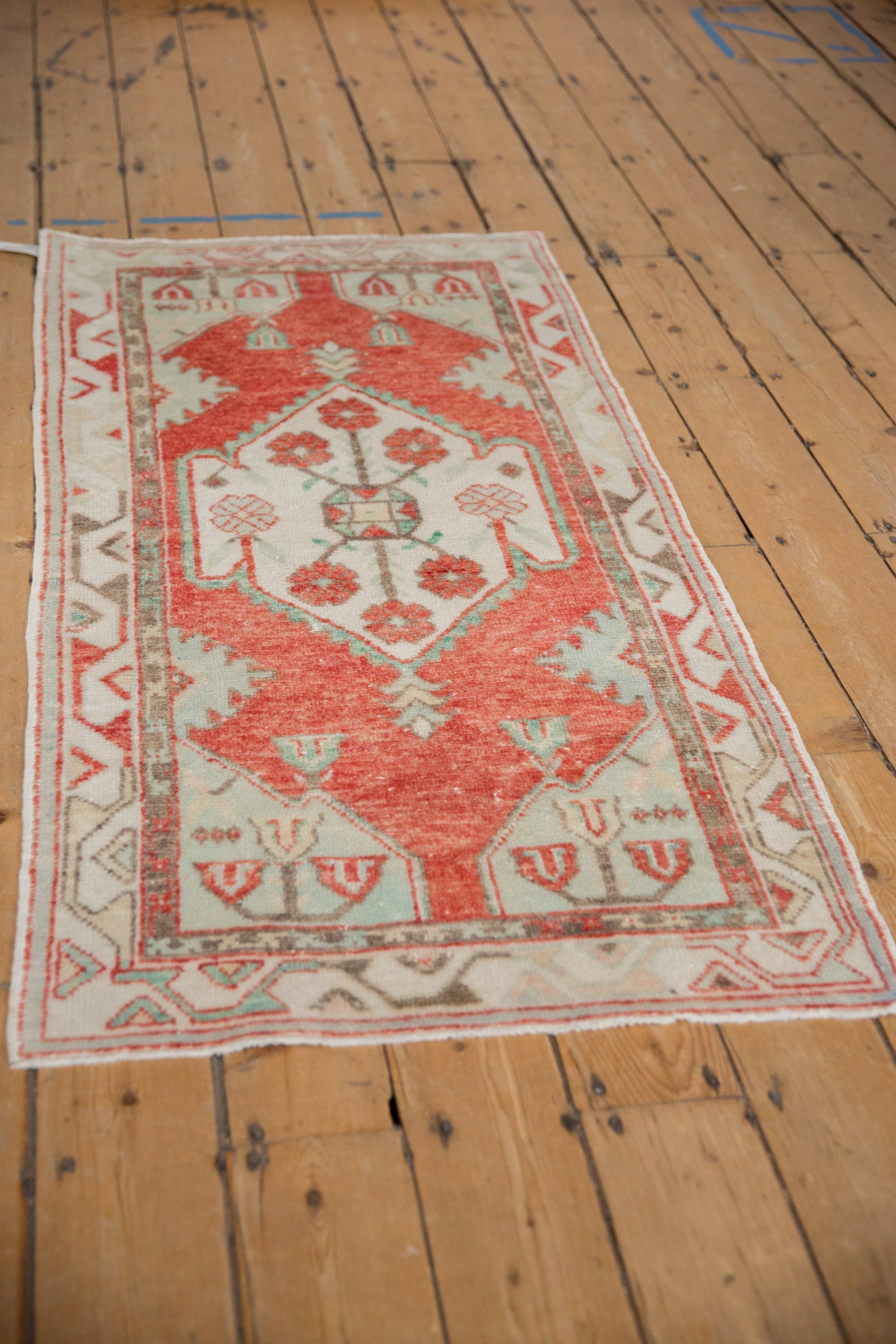 2.5x5.5 Vintage Distressed Oushak Rug Runner by Old New House® - product image 5 for Resin Society