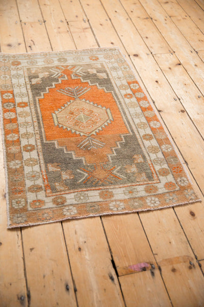 2.5x3.5 Vintage Distressed Oushak Rug