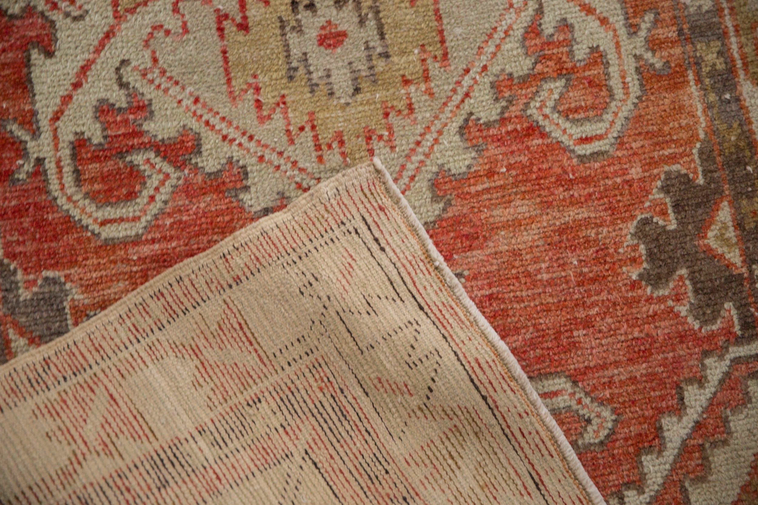 2.5x6 Vintage Distressed Oushak Rug Runner by Old New House® - product image 11 for Resin Society
