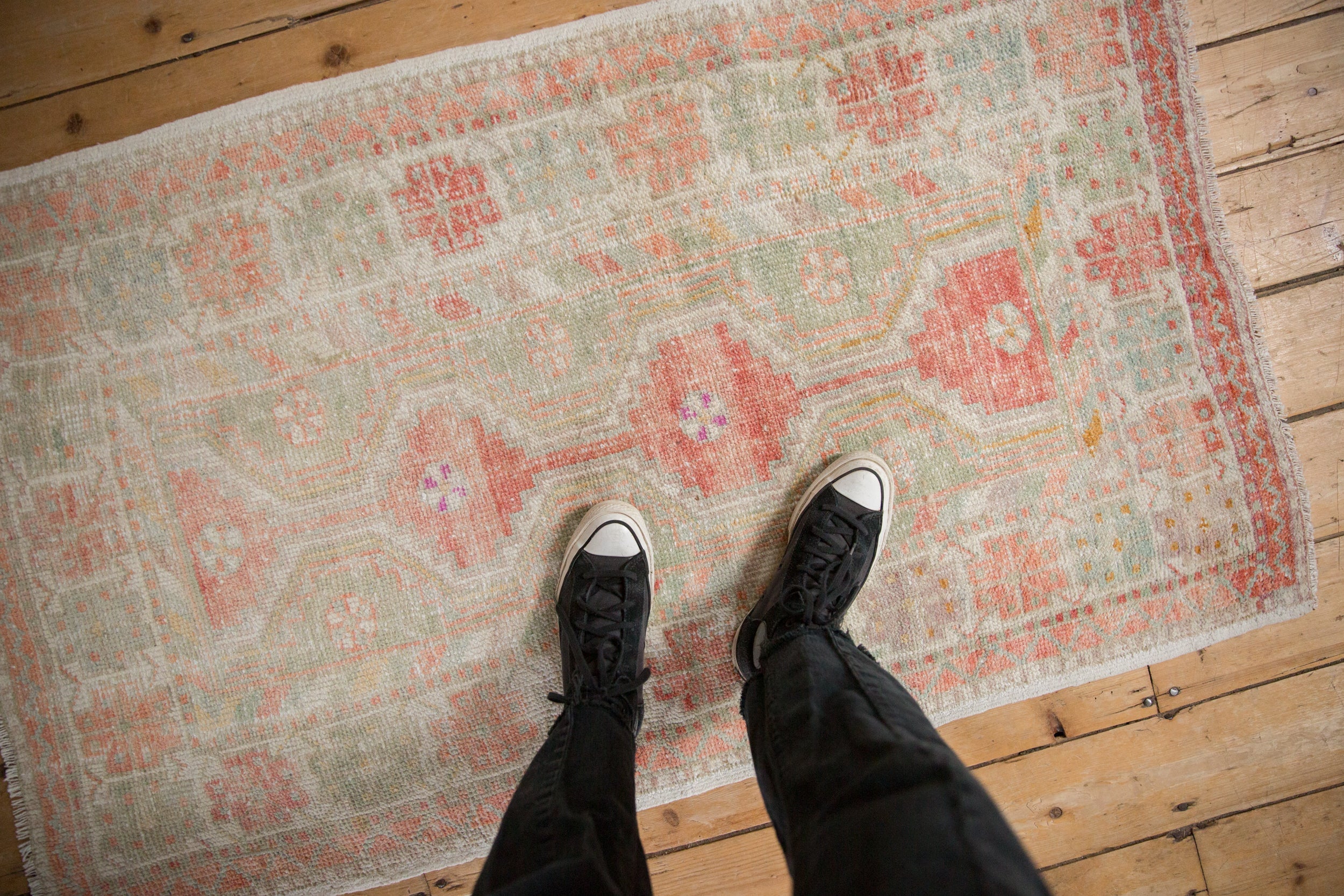 3x5 Vintage Distressed Oushak Rug by Old New House® - product image 2 for Resin Society