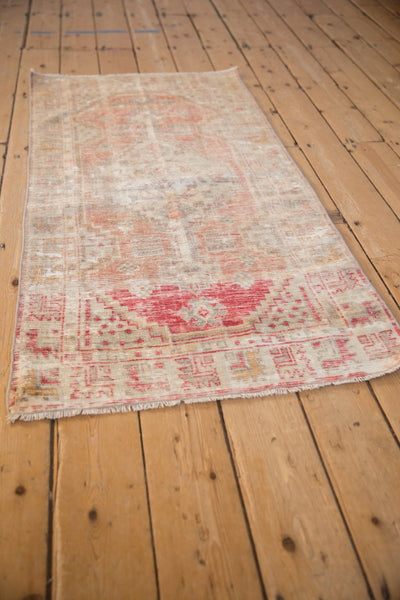2.5x5 Vintage Distressed Oushak Rug Runner