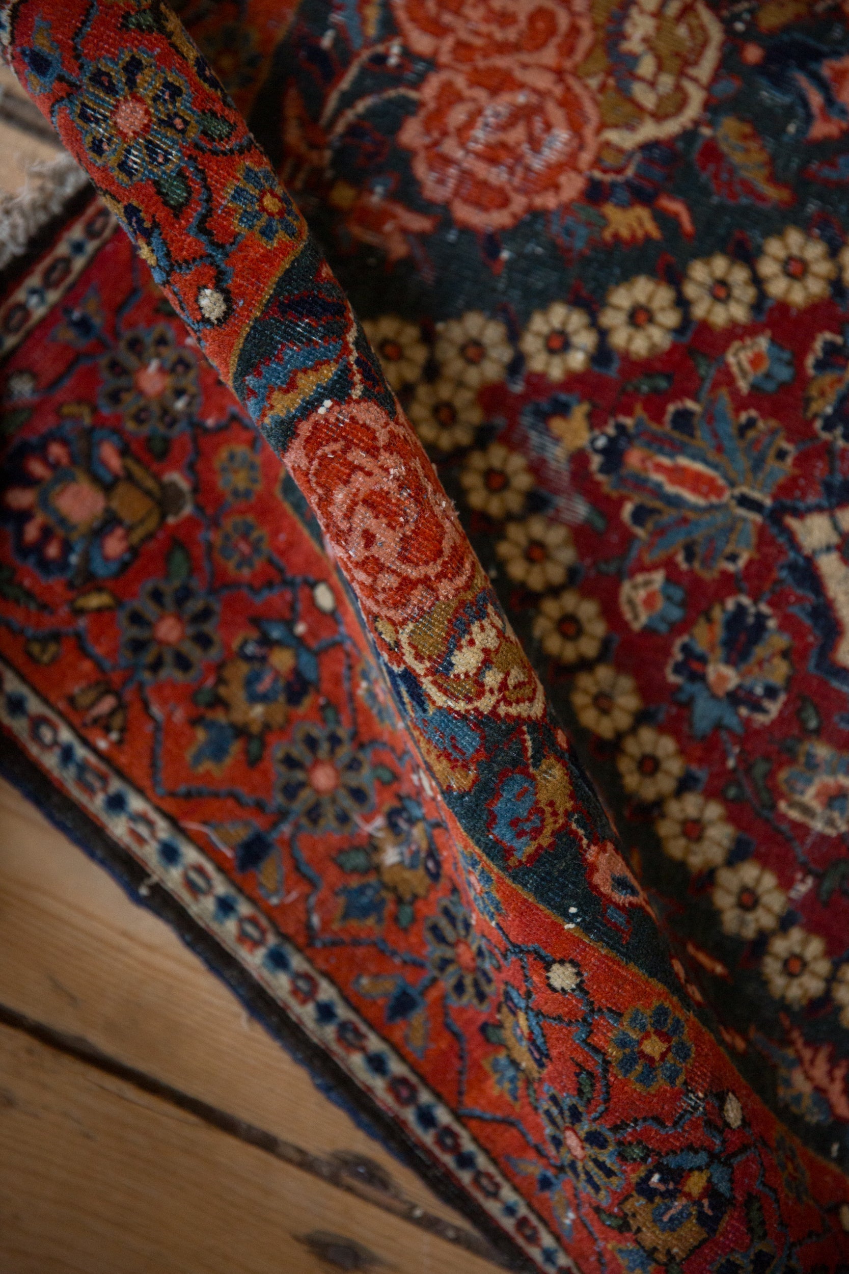 2x3 Vintage Fine Kashan Rug Mat by Old New House® - product image 8 for Resin Society