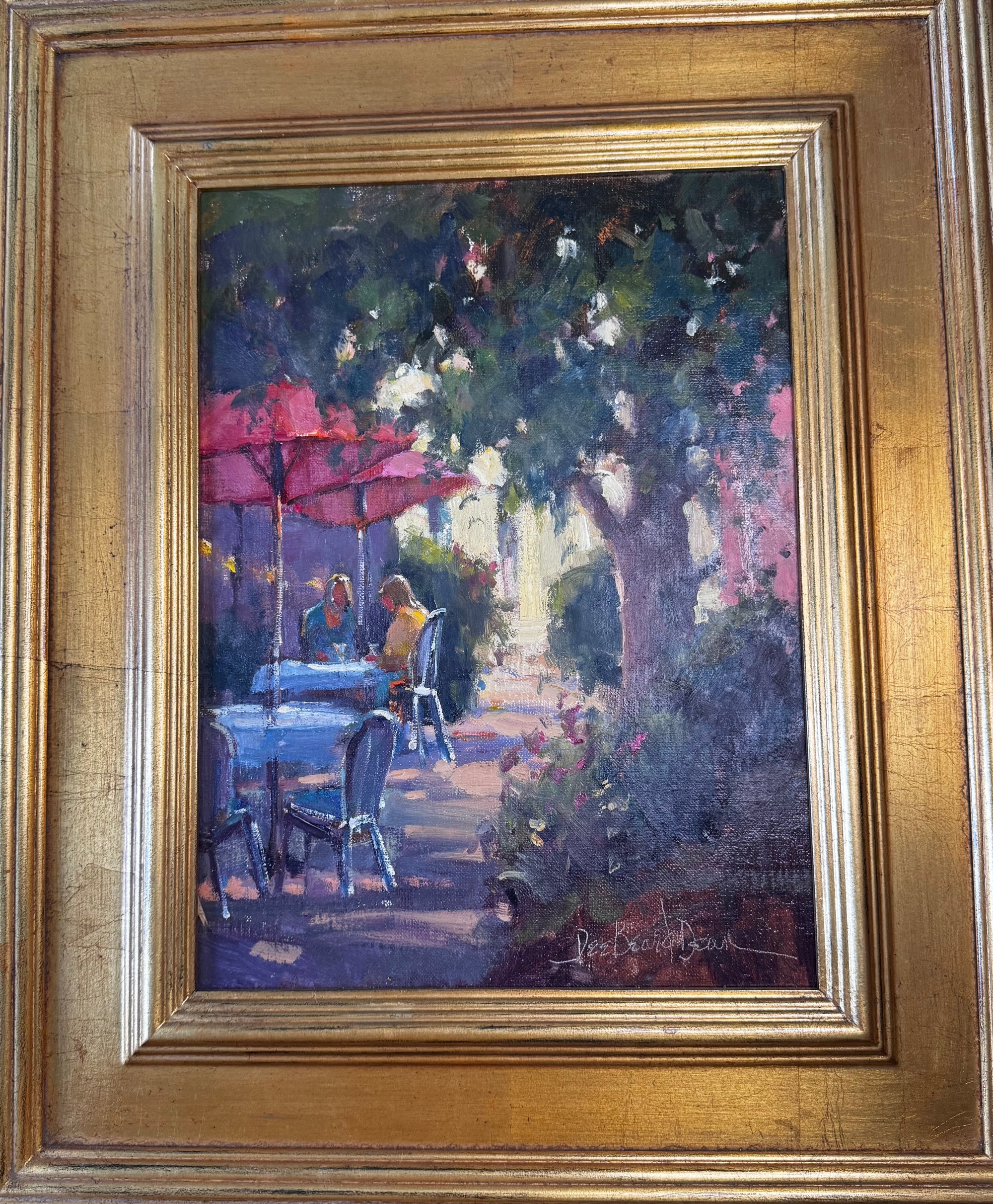 One Hundred and Twenty Eight - framed plein air painting by John Beard Collection
