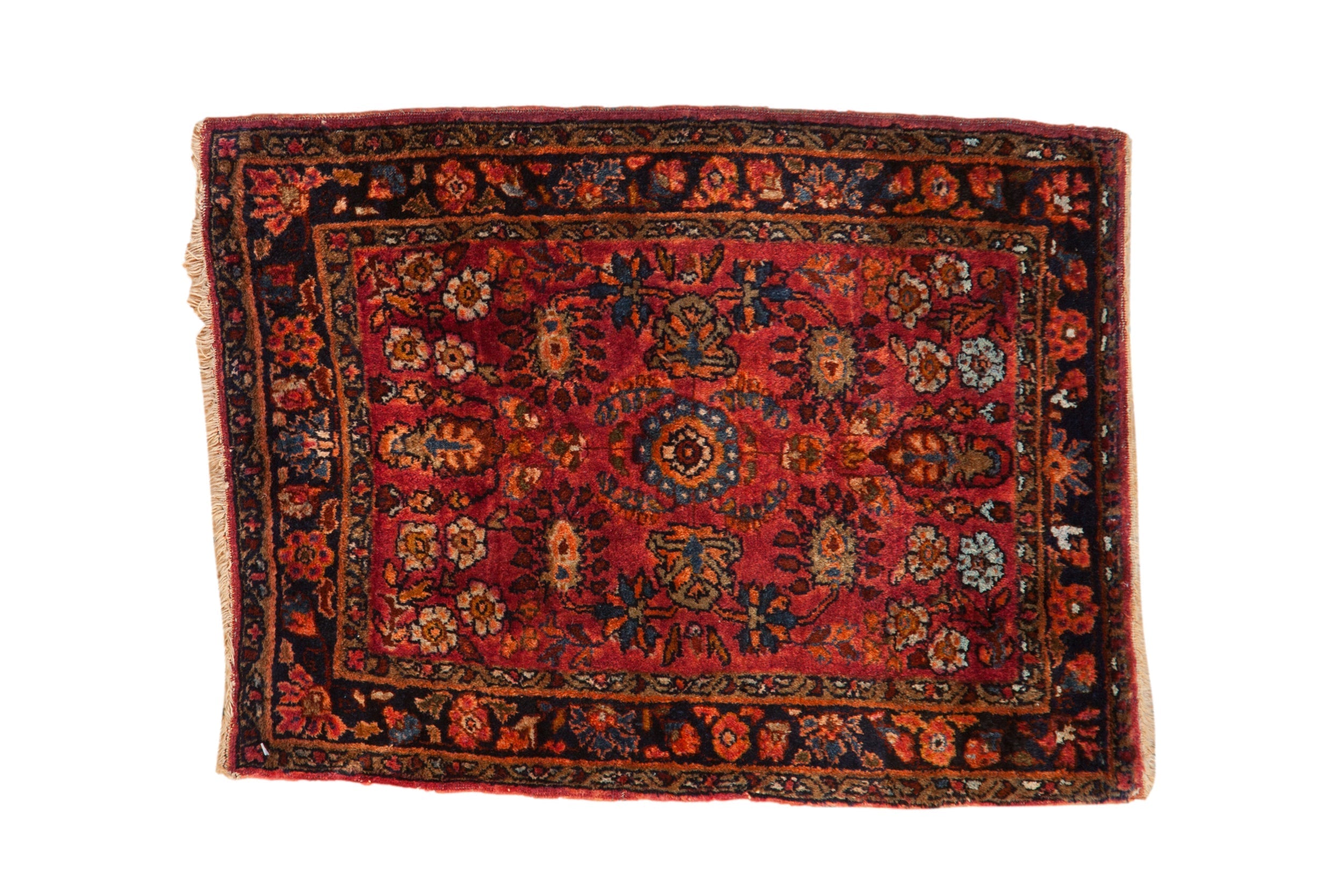 2x2.5 Vintage Fine Lilihan Square Rug Mat by Old New House® - main product image for Resin Society