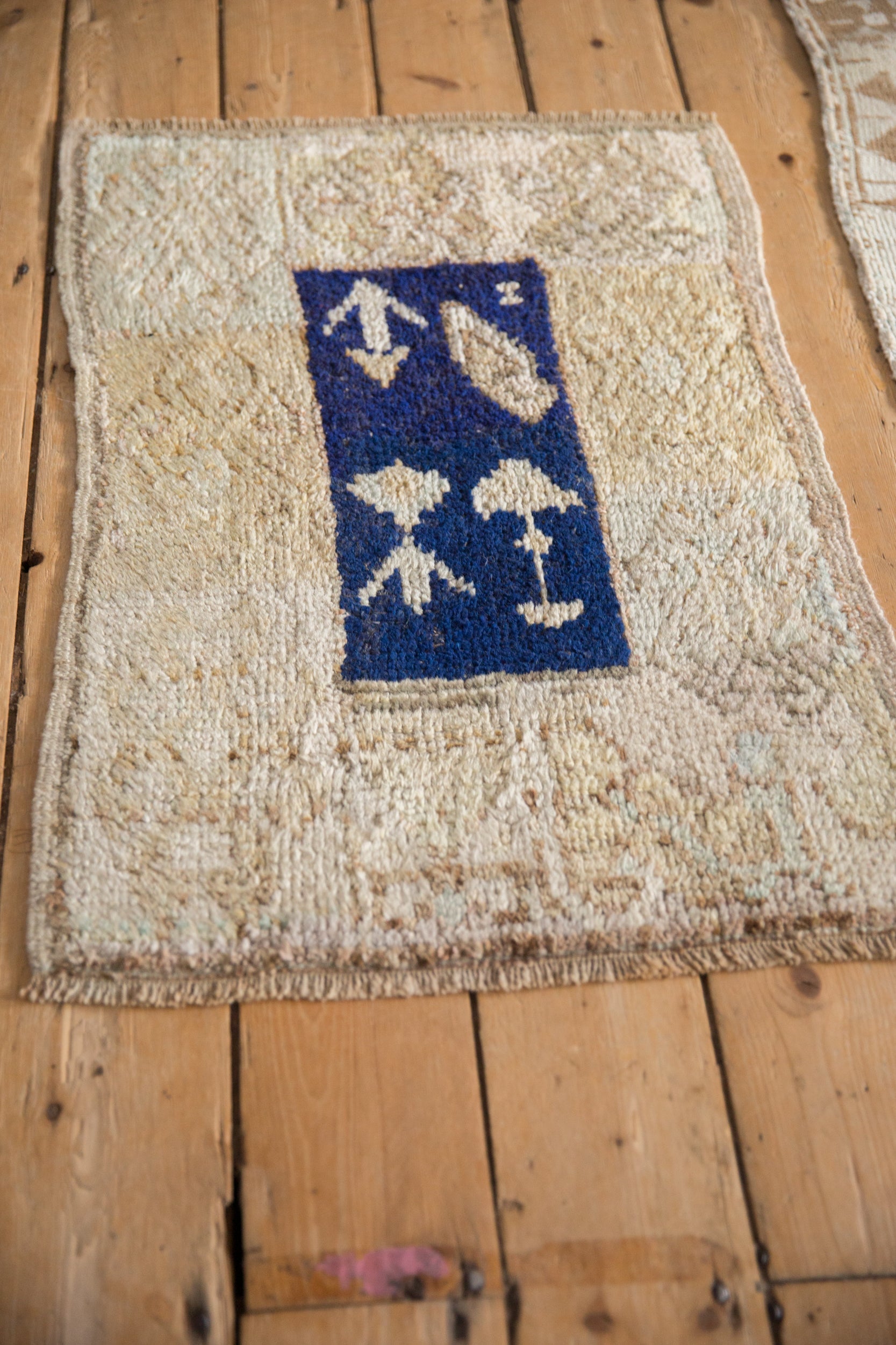 2x3 Vintage Distressed Tulu Rug Mat by Old New House® - product image 4 for Resin Society