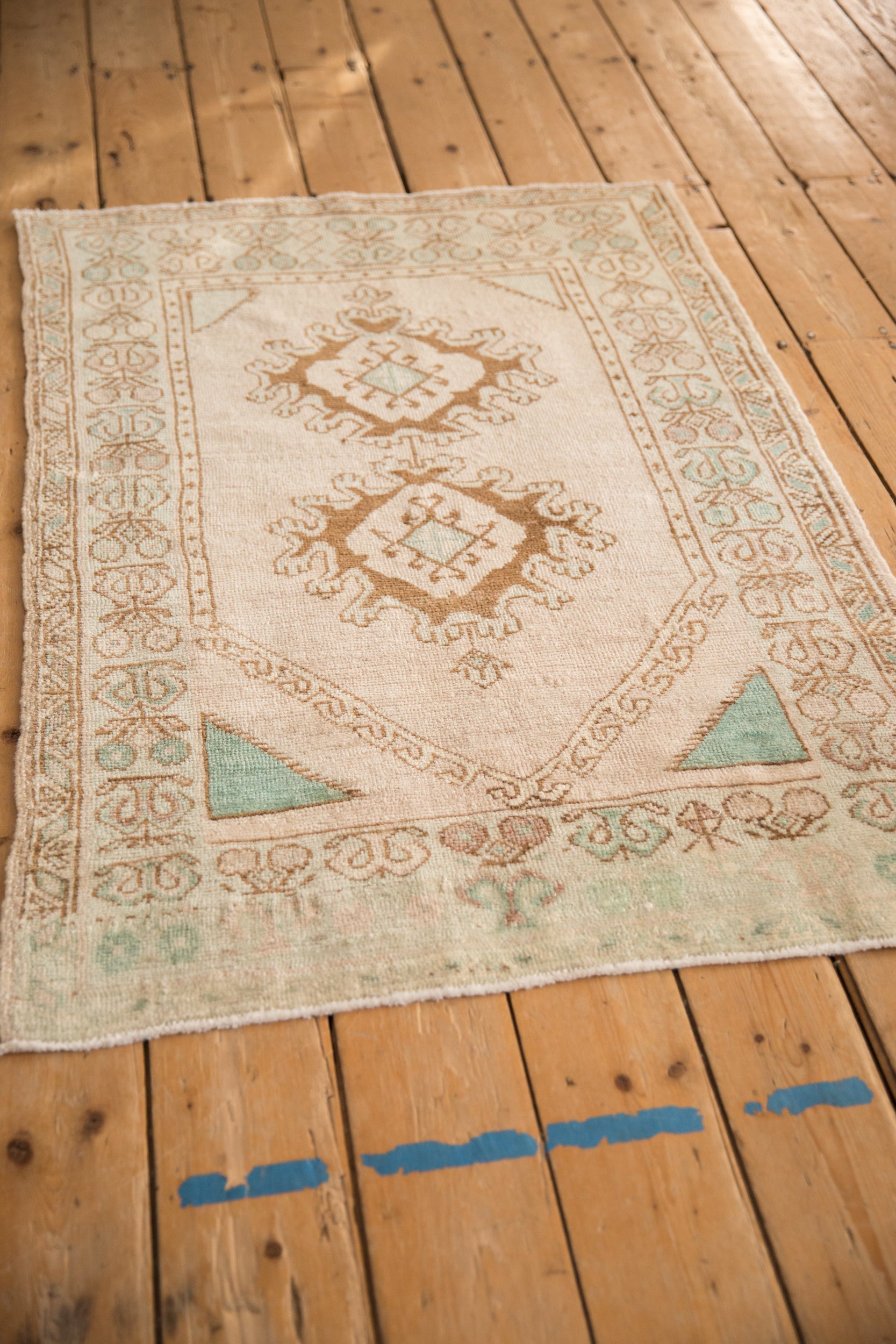 3x4.5 Vintage Distressed Oushak Rug by Old New House® - product image 6 for Resin Society