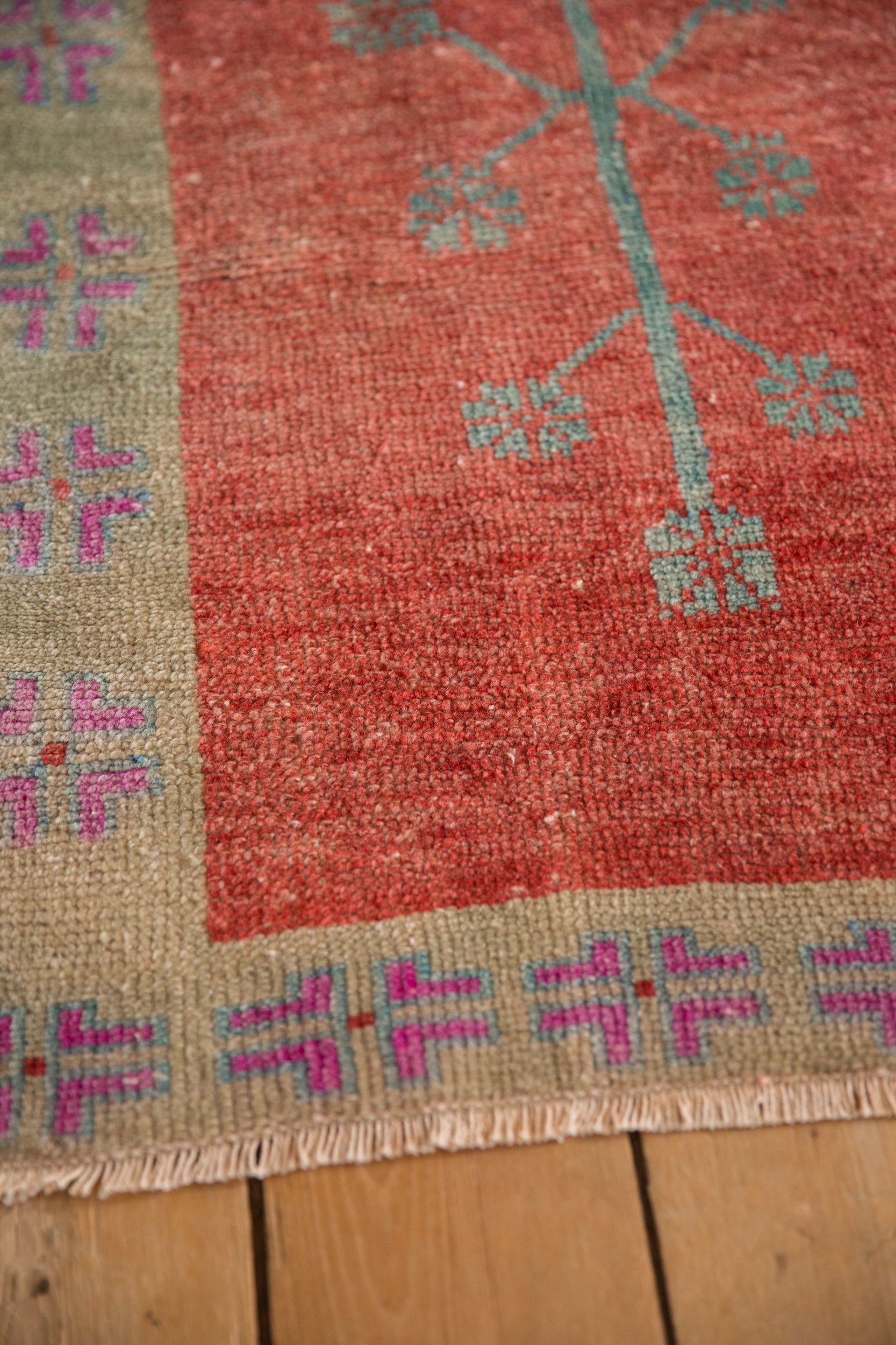 2x3.5 Vintage Distressed Oushak Rug by Old New House® - product image 5 for Resin Society