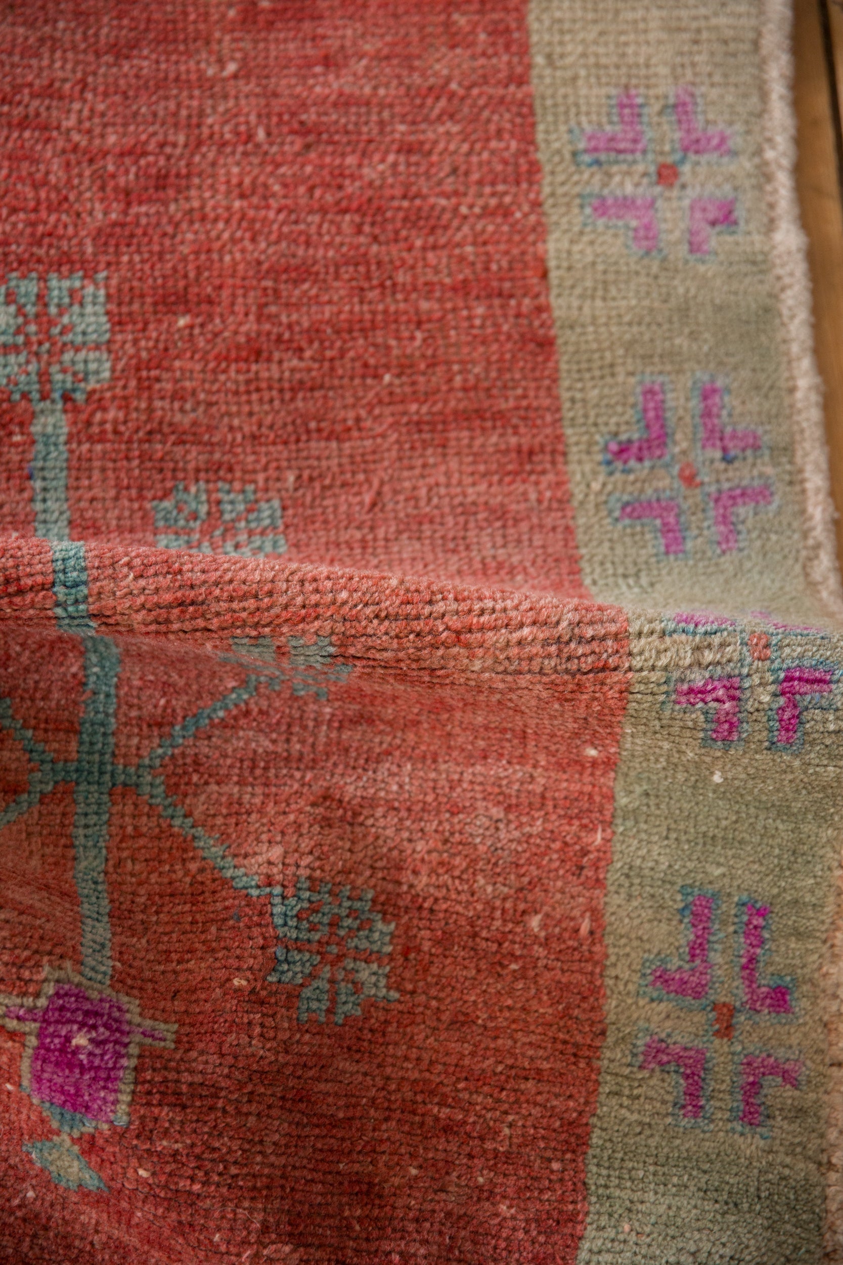 2x3.5 Vintage Distressed Oushak Rug by Old New House® - product image 8 for Resin Society