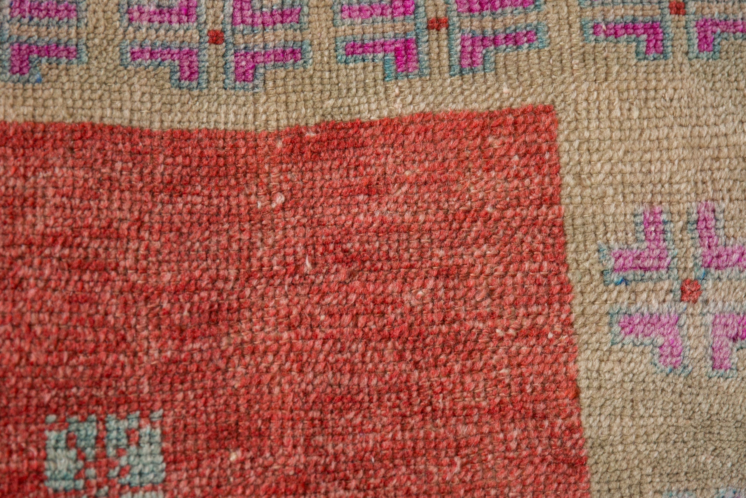 2x3.5 Vintage Distressed Oushak Rug by Old New House® - product image 9 for Resin Society