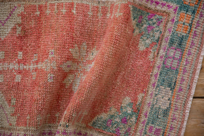 2x3.5 Vintage Distressed Oushak Rug