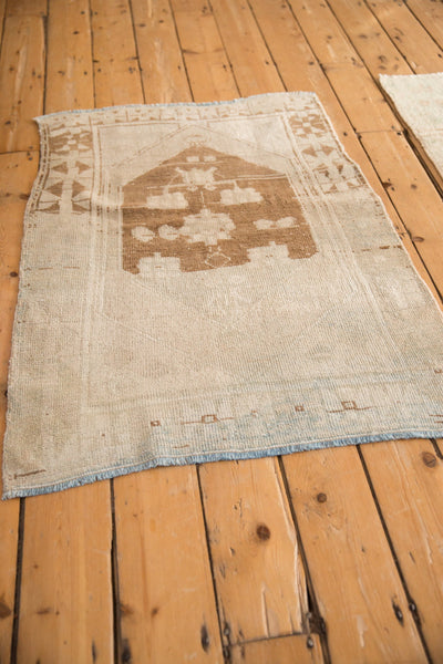 3x4 Vintage Distressed Oushak Square Rug by Old New House® - product image 6 for Resin Society