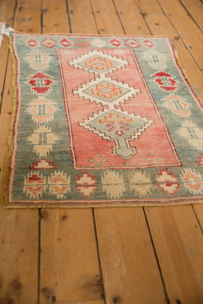 2.5x3.5 Vintage Distressed Oushak Rug by Old New House® - product image 4 for Resin Society