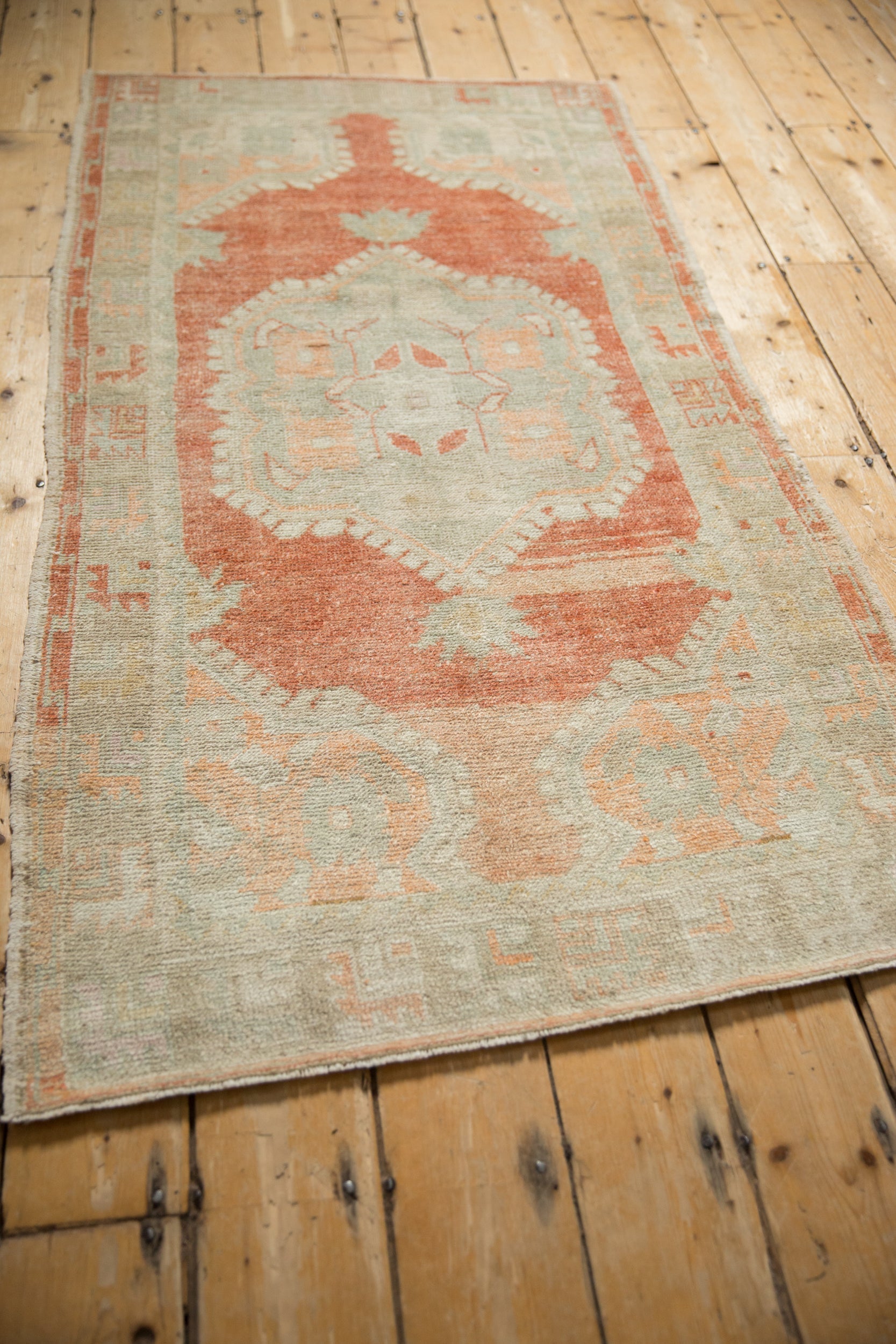 3x6 Vintage Distressed Oushak Rug Runner by Old New House® - product image 6 for Resin Society