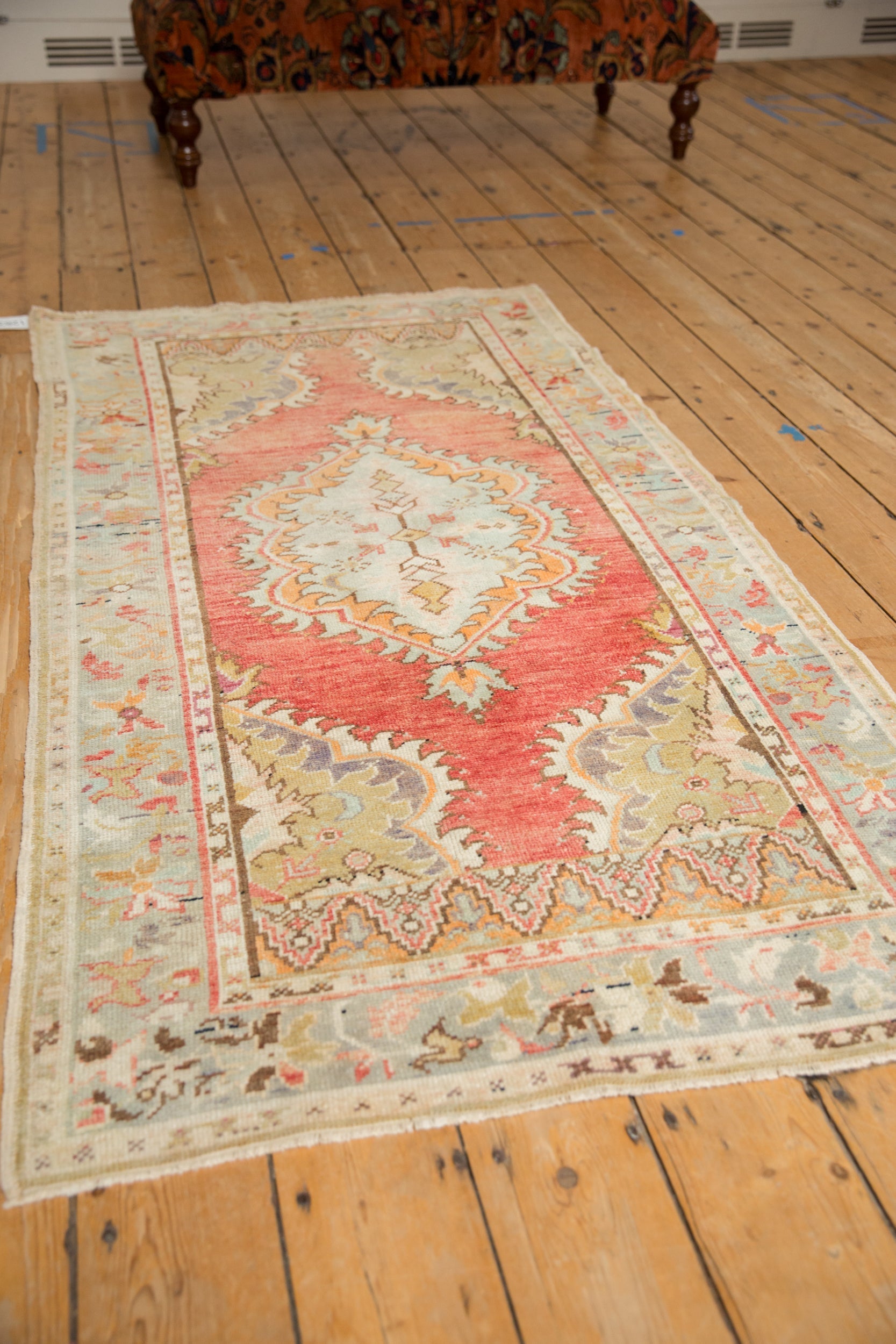 3x6 Vintage Distressed Oushak Rug Runner by Old New House® - product image 4 for Resin Society