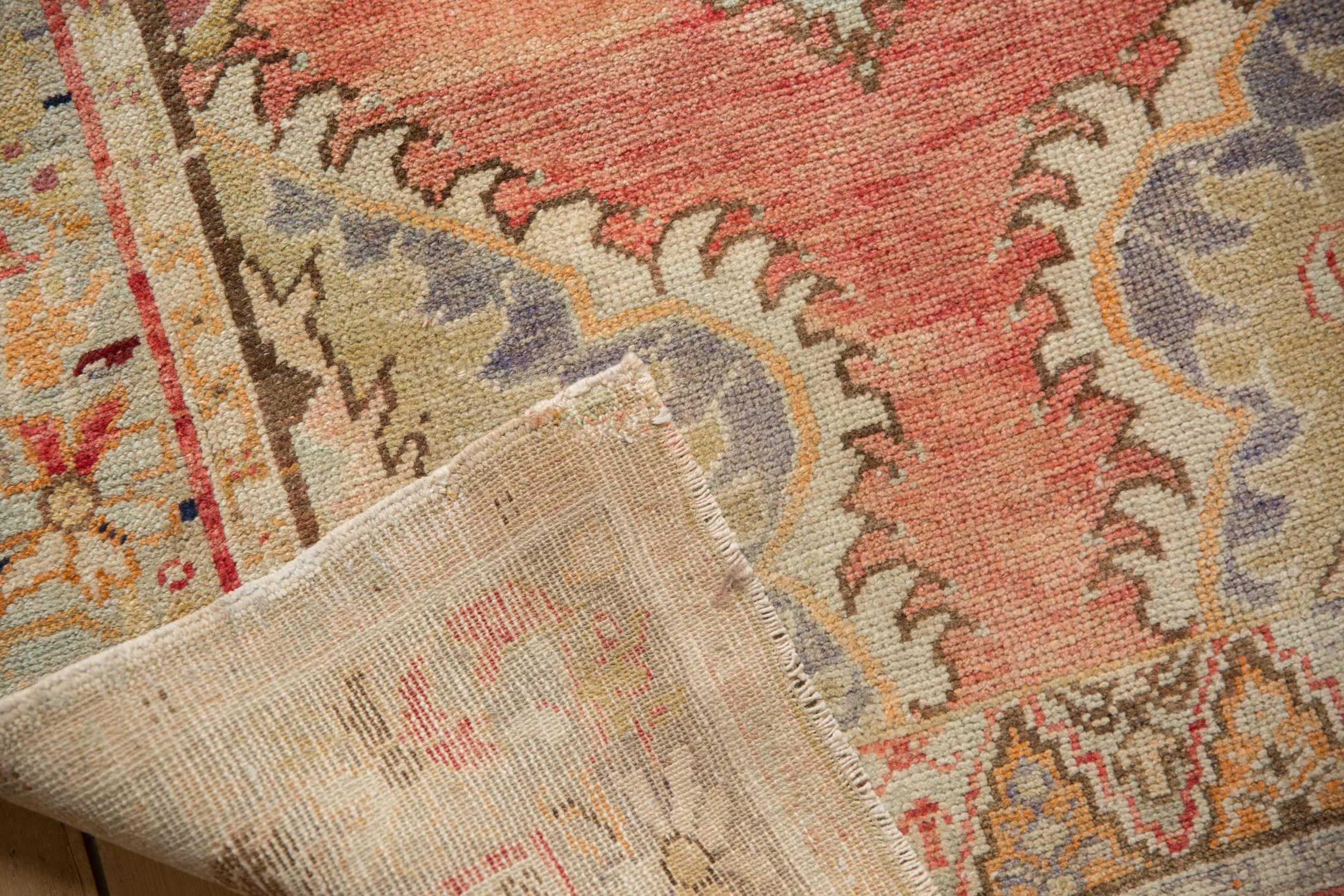 3x6 Vintage Distressed Oushak Rug Runner by Old New House® - product image 8 for Resin Society
