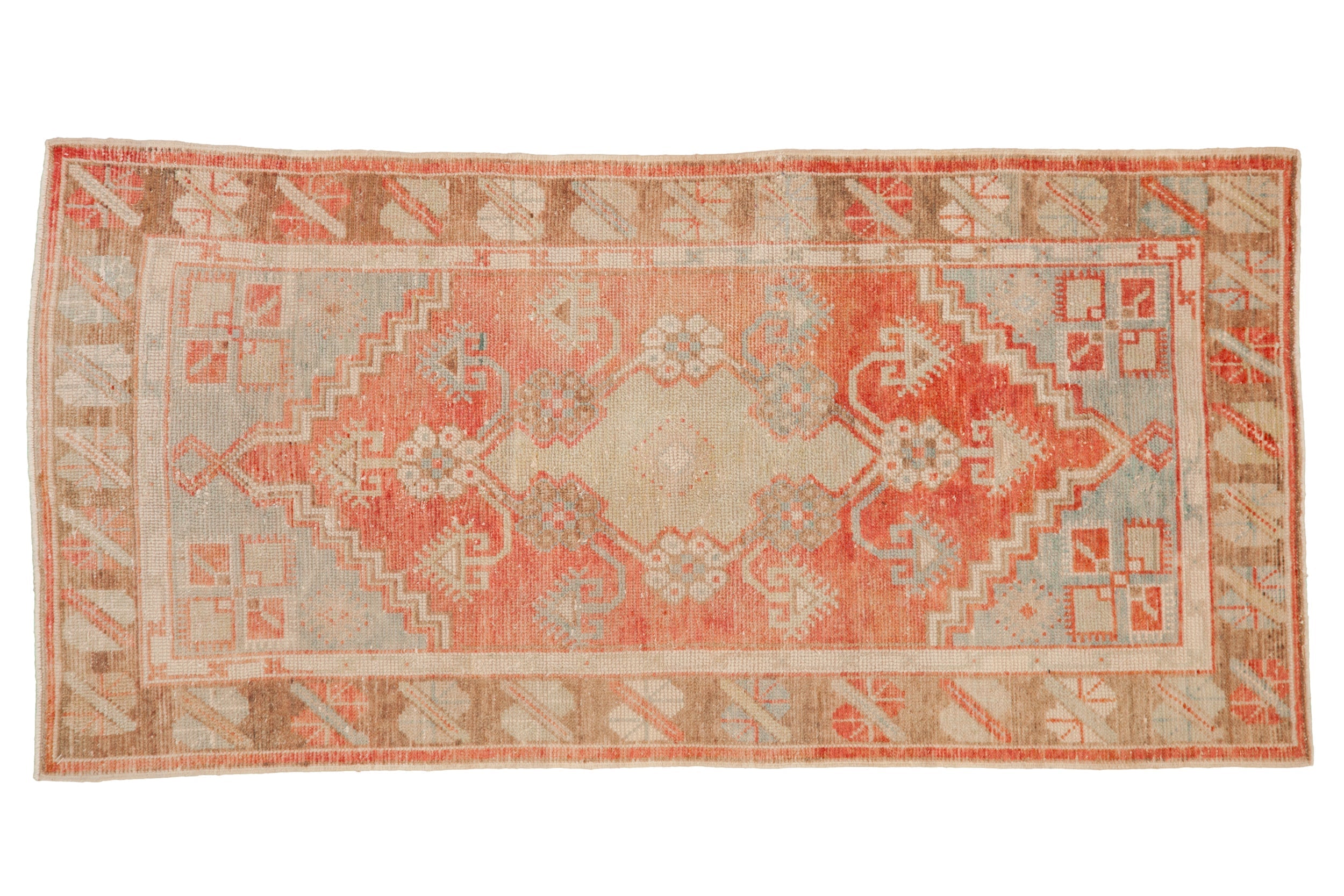 2.5x5 Vintage Distressed Oushak Rug Runner by Old New House® - main product image for Resin Society