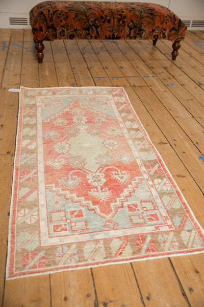 2.5x5 Vintage Distressed Oushak Rug Runner by Old New House® - product image 4 for Resin Society