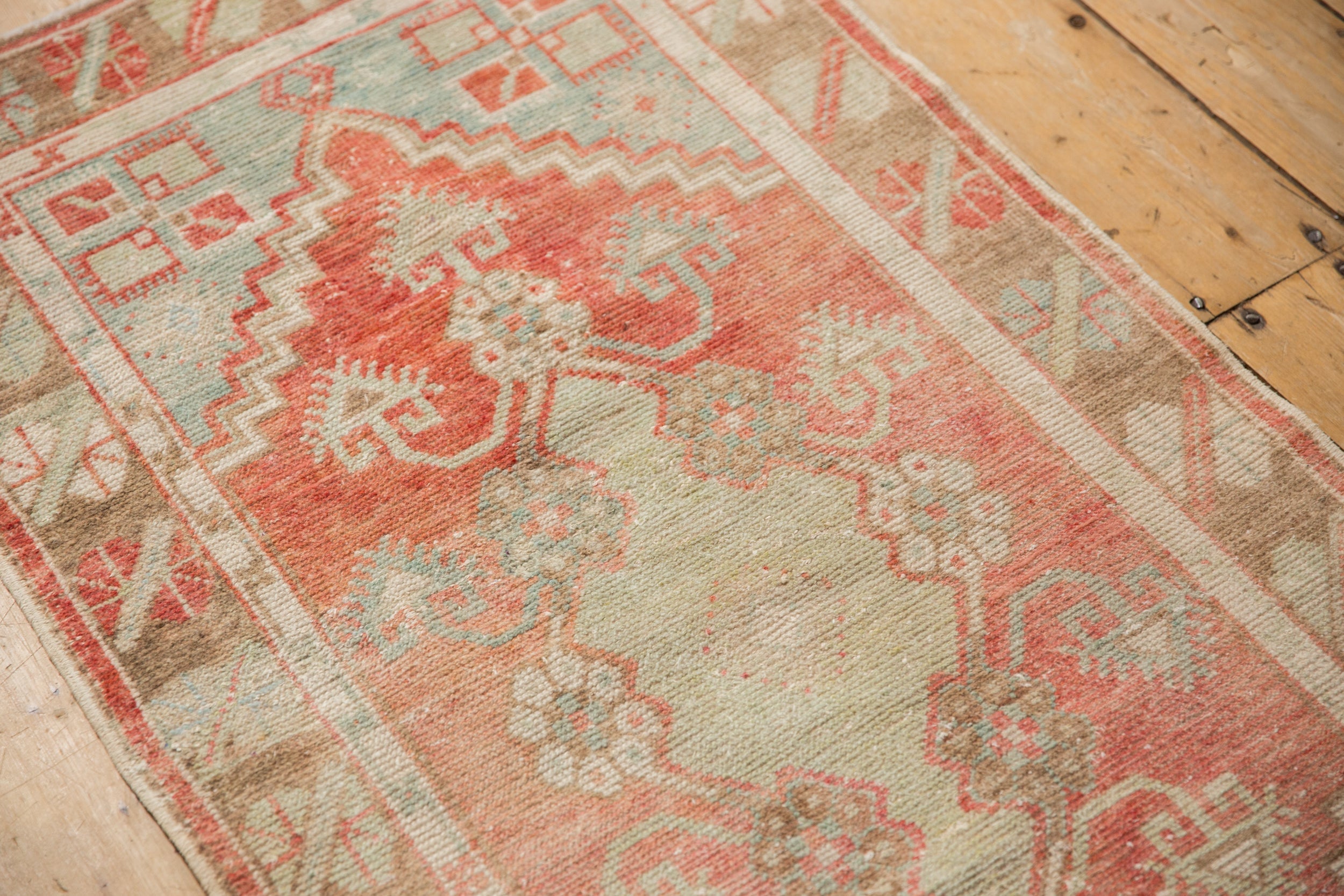 2.5x5 Vintage Distressed Oushak Rug Runner by Old New House® - product image 7 for Resin Society