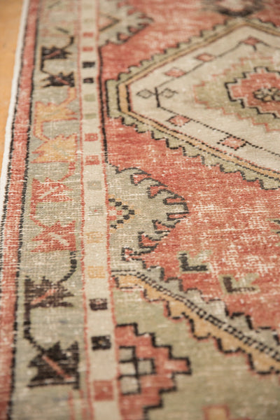 2.5x5.5 Vintage Distressed Oushak Rug Runner