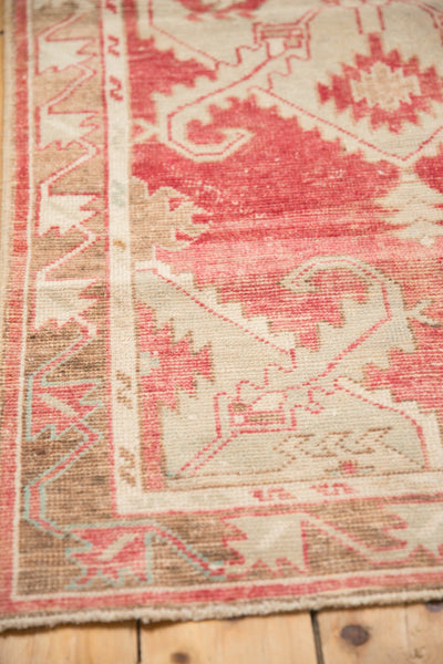 2.5x5.5 Vintage Distressed Oushak Rug Runner by Old New House® - product image 5 for Resin Society