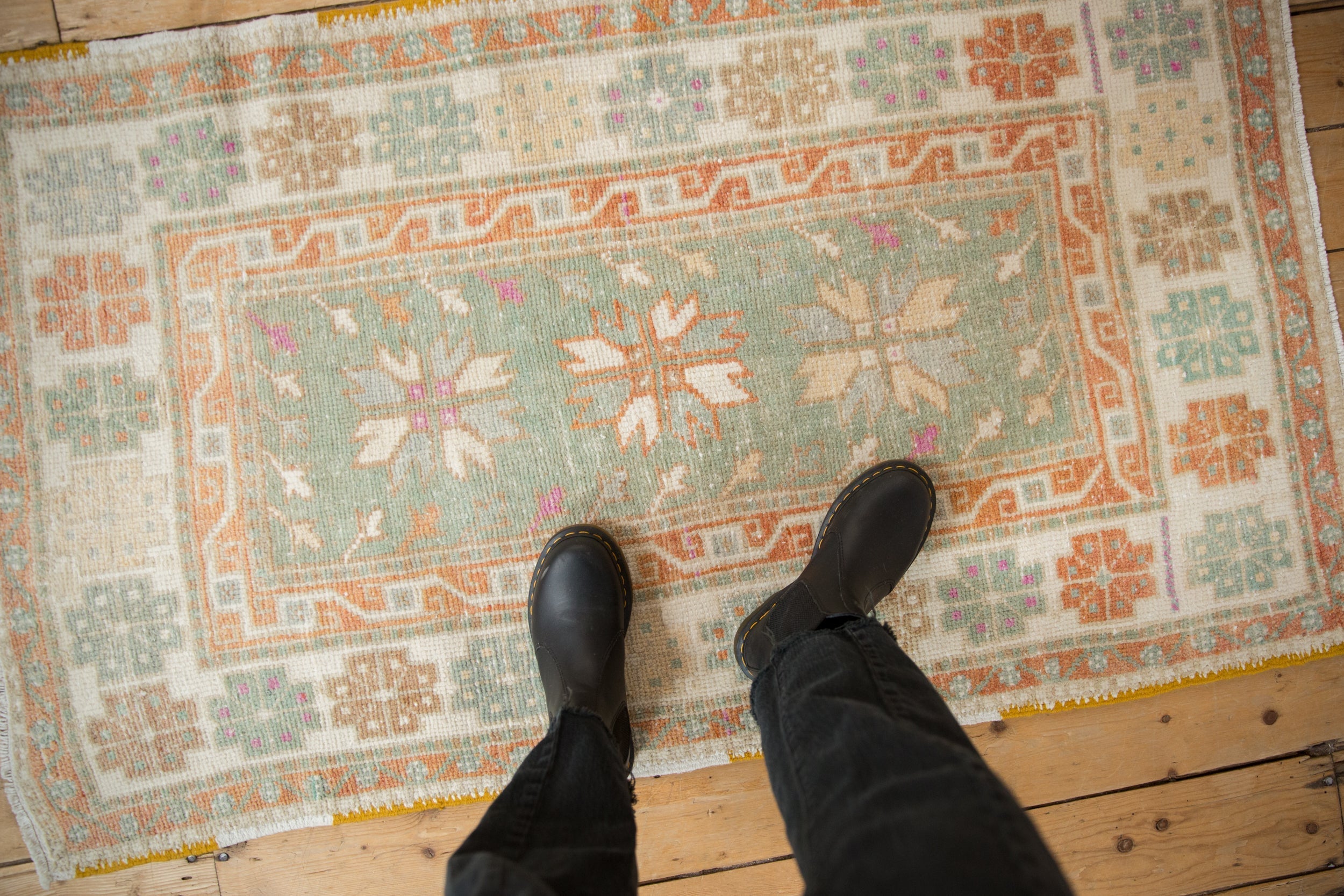 3x5 Vintage Distressed Oushak Rug by Old New House® - product image 2 for Resin Society