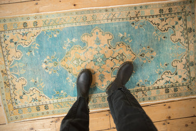 2.5x5 Vintage Distressed Oushak Rug Runner by Old New House® - product image 2 for Resin Society