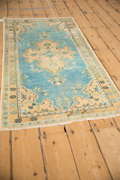 2.5x5 Vintage Distressed Oushak Rug Runner by Old New House® - product image 4 for Resin Society