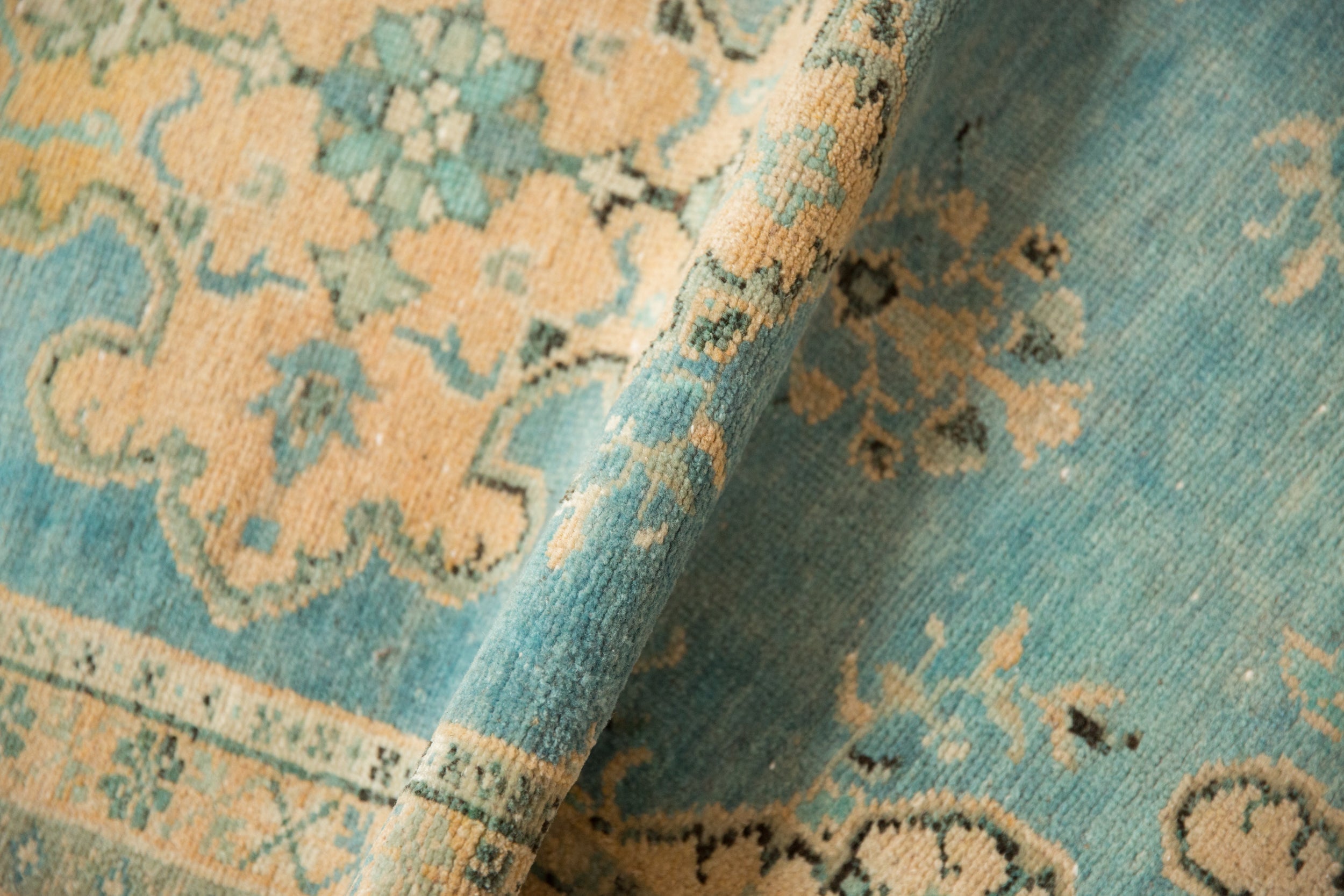 2.5x5 Vintage Distressed Oushak Rug Runner by Old New House® - product image 8 for Resin Society