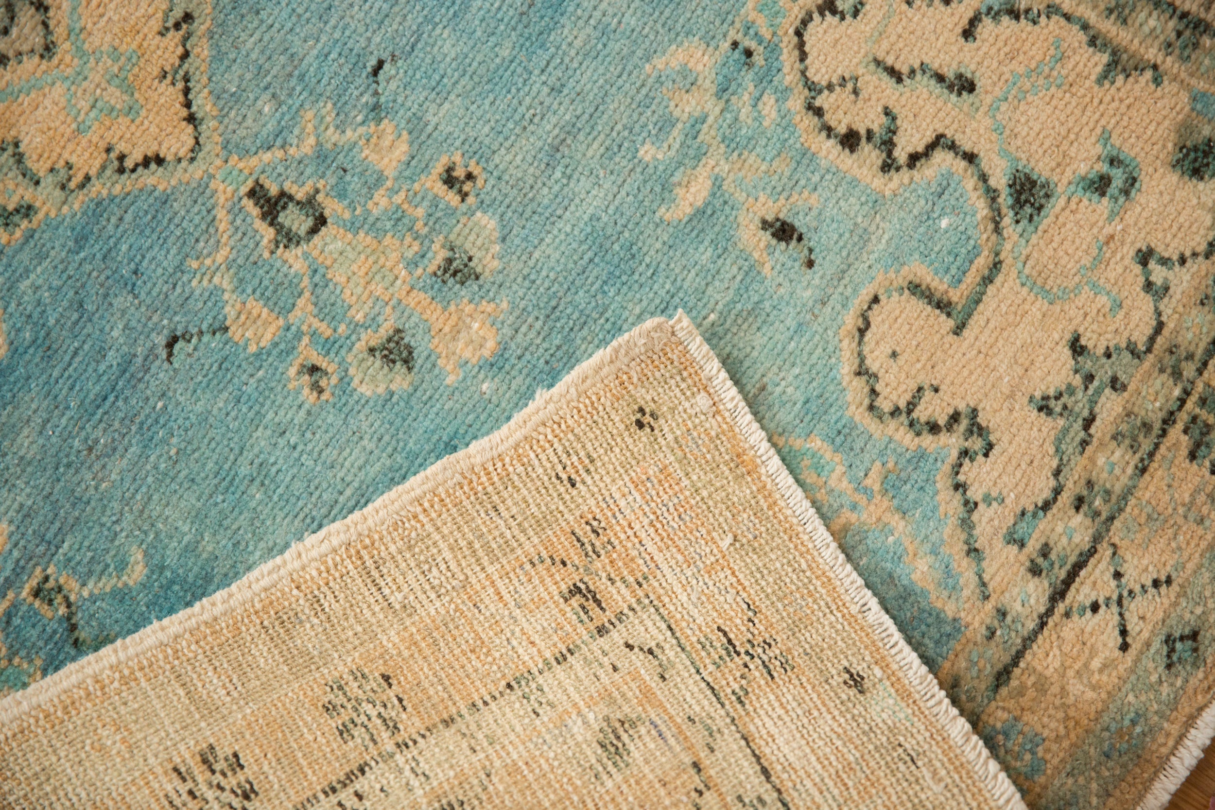 2.5x5 Vintage Distressed Oushak Rug Runner by Old New House® - product image 9 for Resin Society
