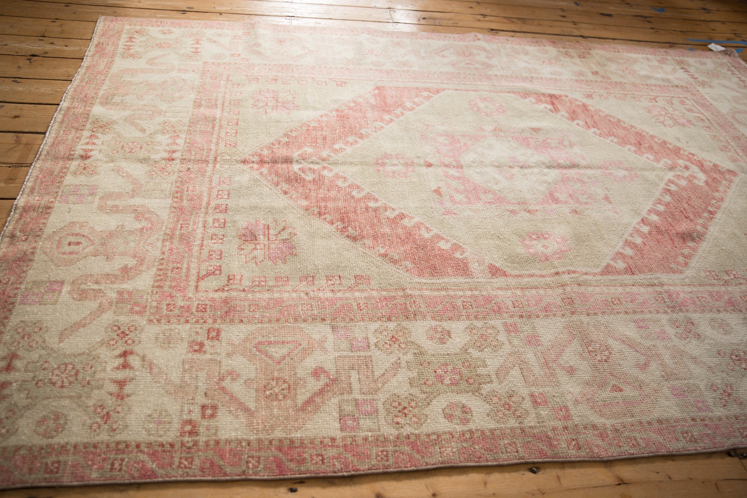 6x8.5 Vintage Distressed Oushak Carpet by Old New House® - product image 7 for Resin Society