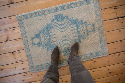 2.5x3 Distressed Oushak Square Rug by Old New House® - product image 2 for Resin Society