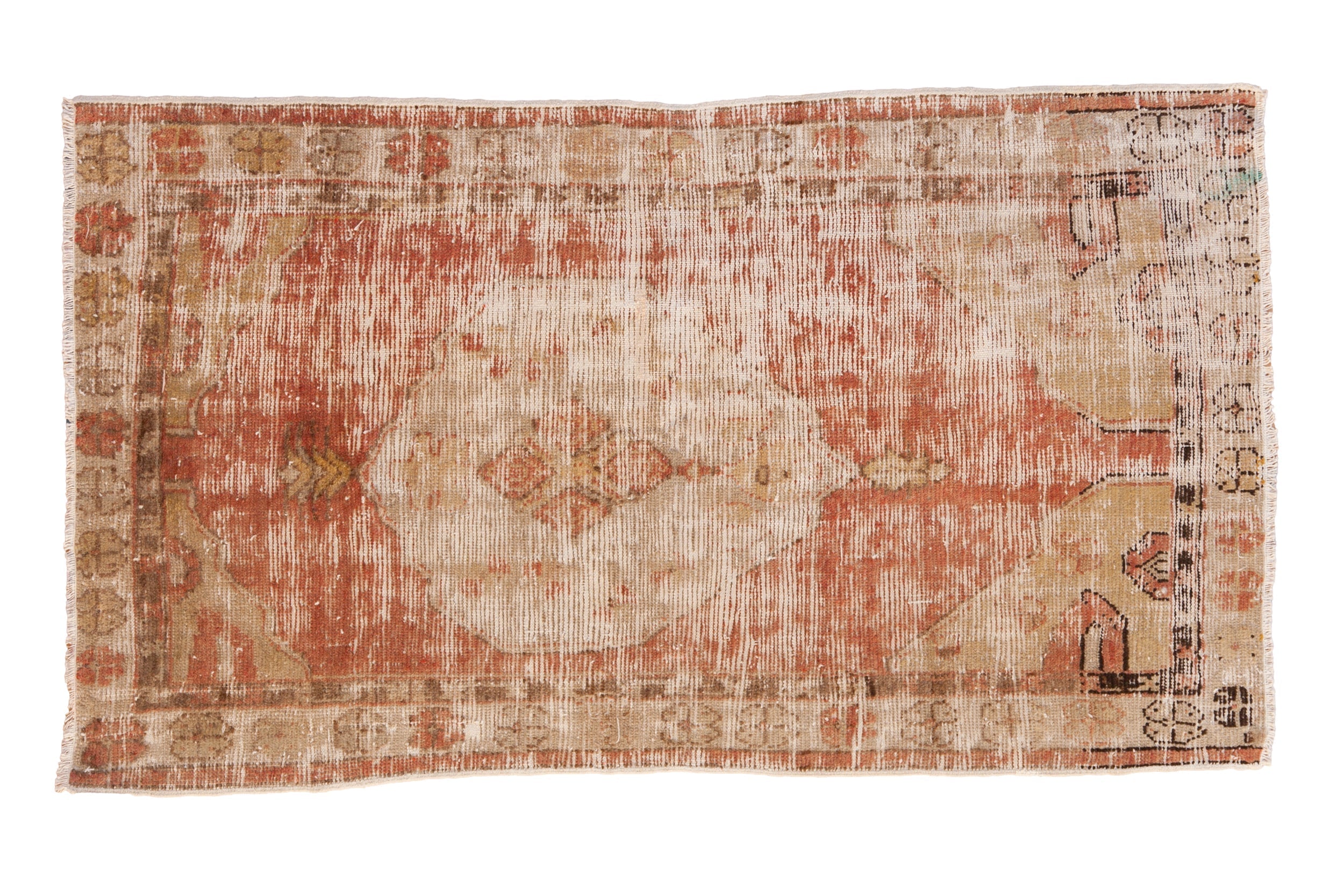 2.5x4.5 Vintage Distressed Oushak Rug