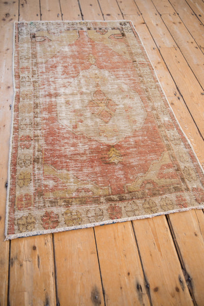 2.5x4.5 Vintage Distressed Oushak Rug