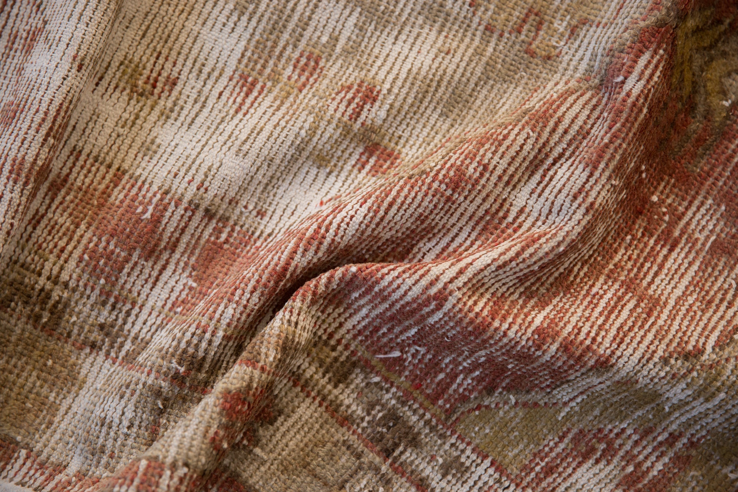 2.5x4.5 Vintage Distressed Oushak Rug