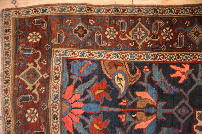 4.5x6 Antique Kurdish Bijar Rug by Old New House® - product image 3 for Resin Society