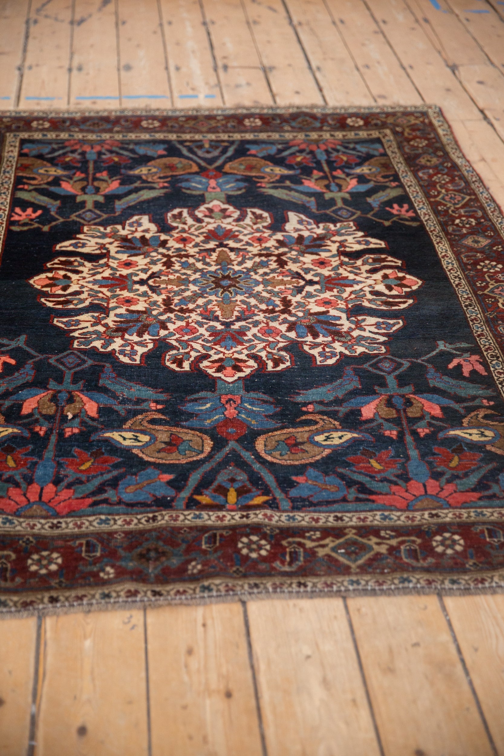 4.5x6 Antique Kurdish Bijar Rug by Old New House® - product image 6 for Resin Society
