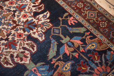 4.5x6 Antique Kurdish Bijar Rug by Old New House® - product image 10 for Resin Society