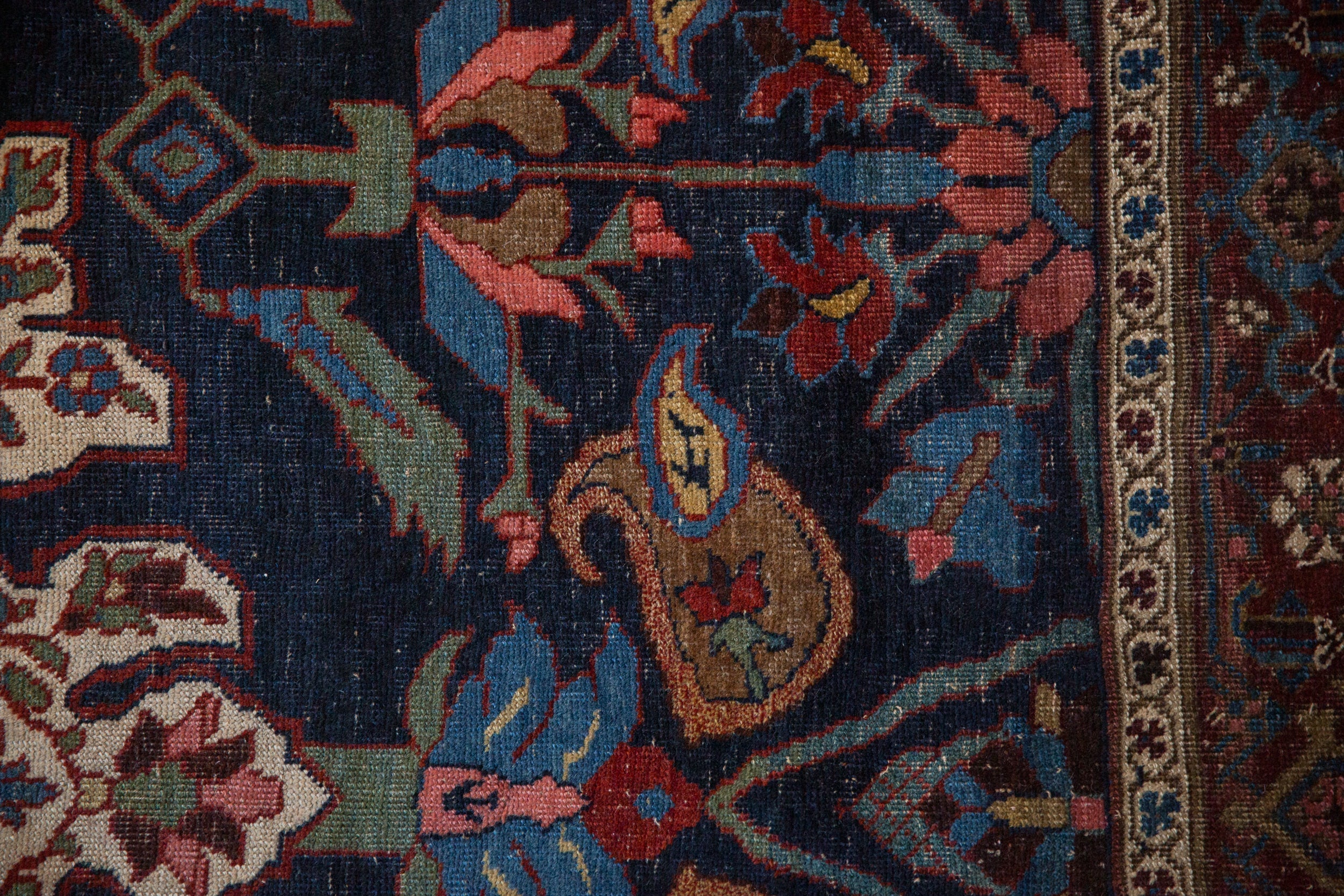 4.5x6 Antique Kurdish Bijar Rug by Old New House® - product image 13 for Resin Society