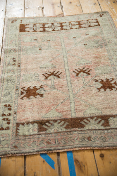 2.5x3.5 Vintage Distressed Oushak Rug by Old New House® - product image 5 for Resin Society